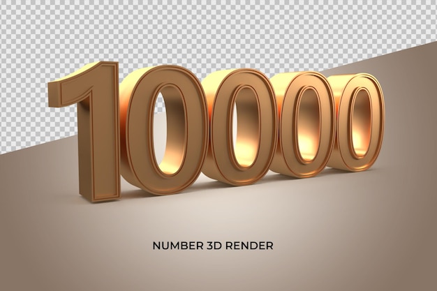 3d Złota Liczba 10000