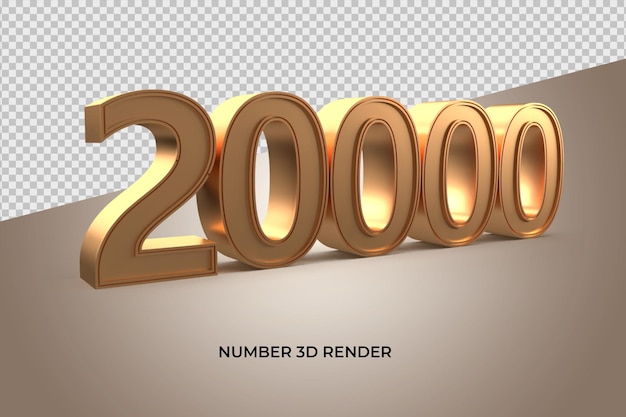 3d Złota Liczba 20000