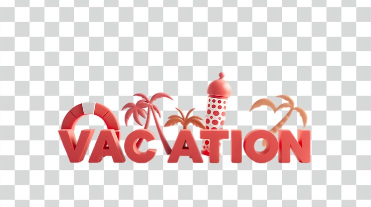 PSD 3d zomer icoon set