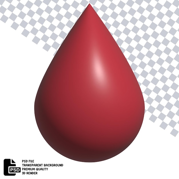 3dillustration of blood