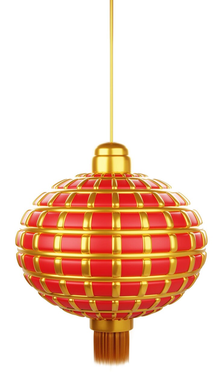 PSD 3drendered chinese nieuwjaar lantern art