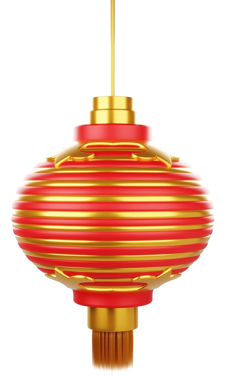 PSD 3drendered chinese nieuwjaar lantern brilliance