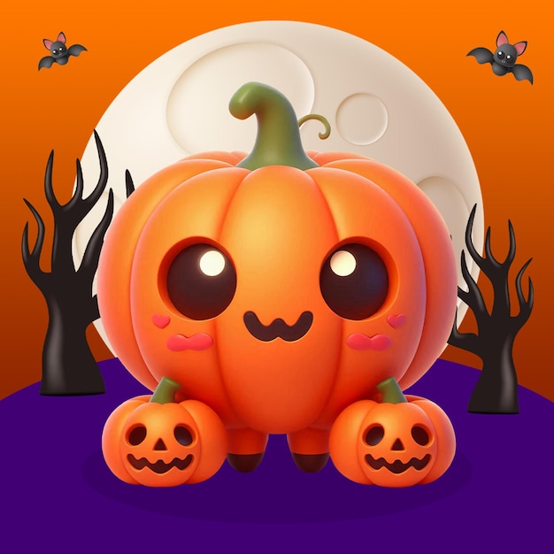 3Pumpkins Halloween 3D