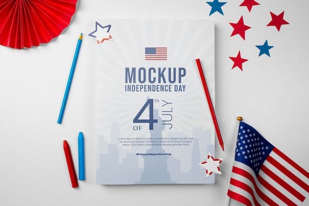 PSD 4 juli briefpapier mockup