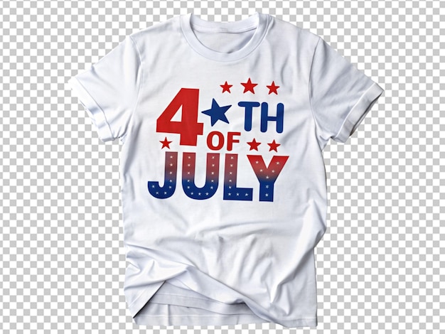 PSD 4 juli gelukkige onafhankelijkheidsdag t-shirt ontwerp