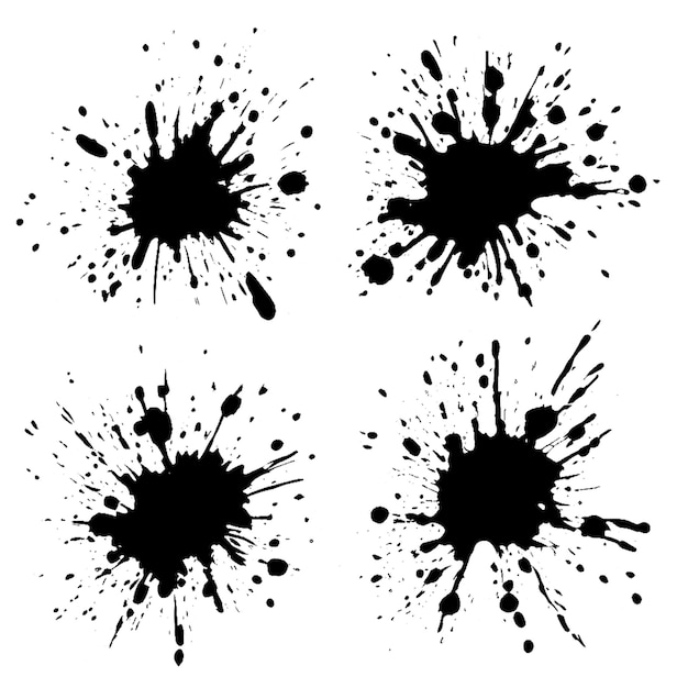 4 type of ink partern PSD