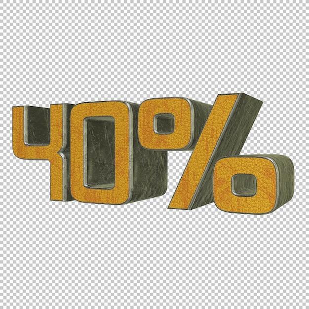 40% 3d 렌더링