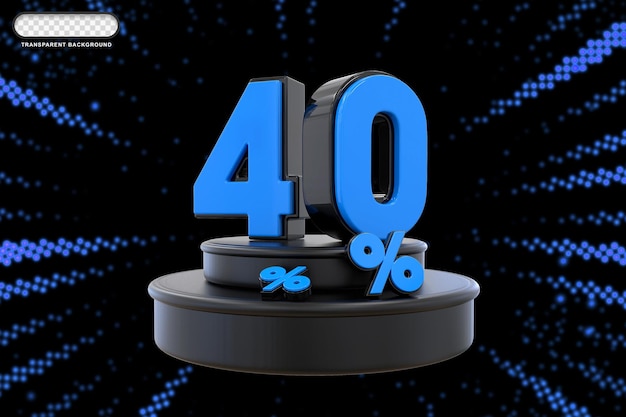 40% di offerta in rendering 3d