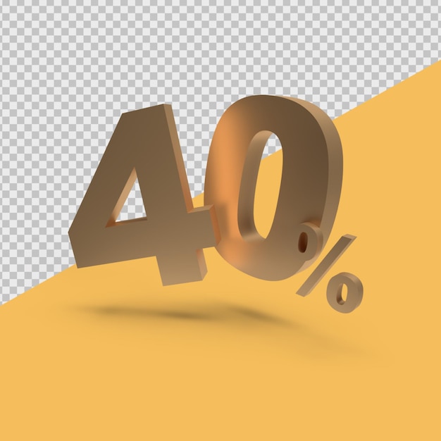 PSD 40 percentage