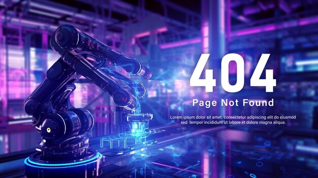 404 error page template for website page not found