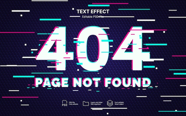 404-virhetekstiefekti