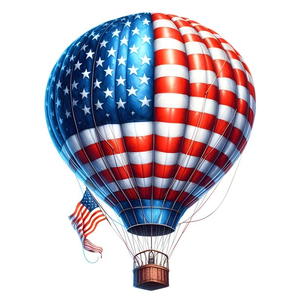 4th of july balloons star