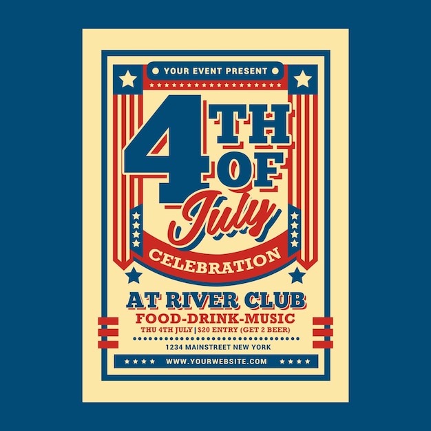 4th of july flyer