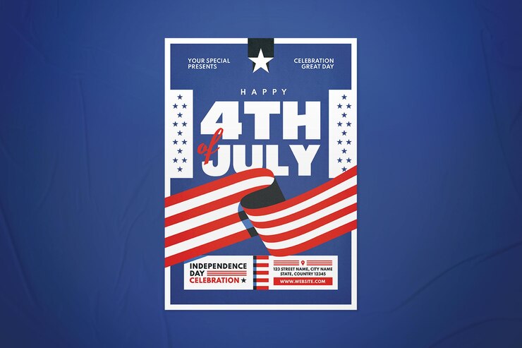 PSD 4th of july flyer
