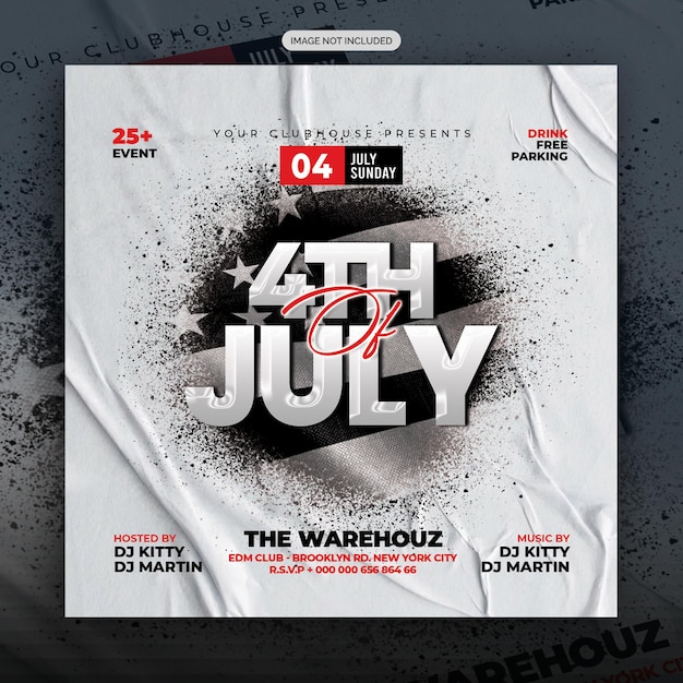 july 4 day flyer ww2 jazz