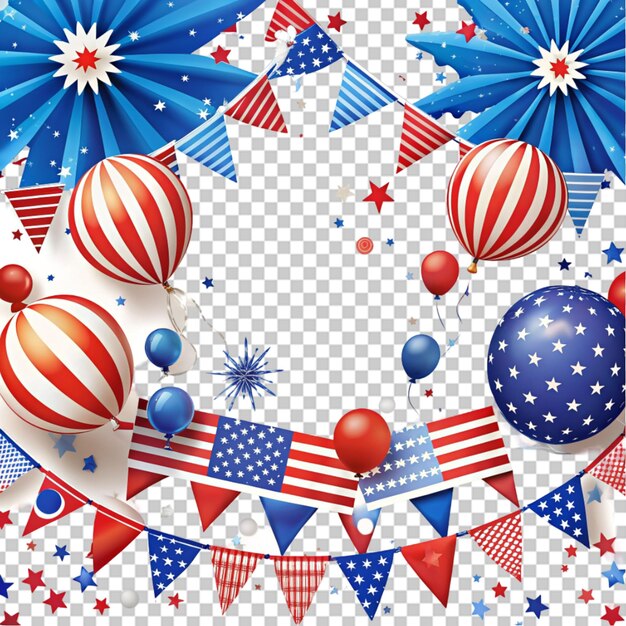 PSD 4th of july item collection