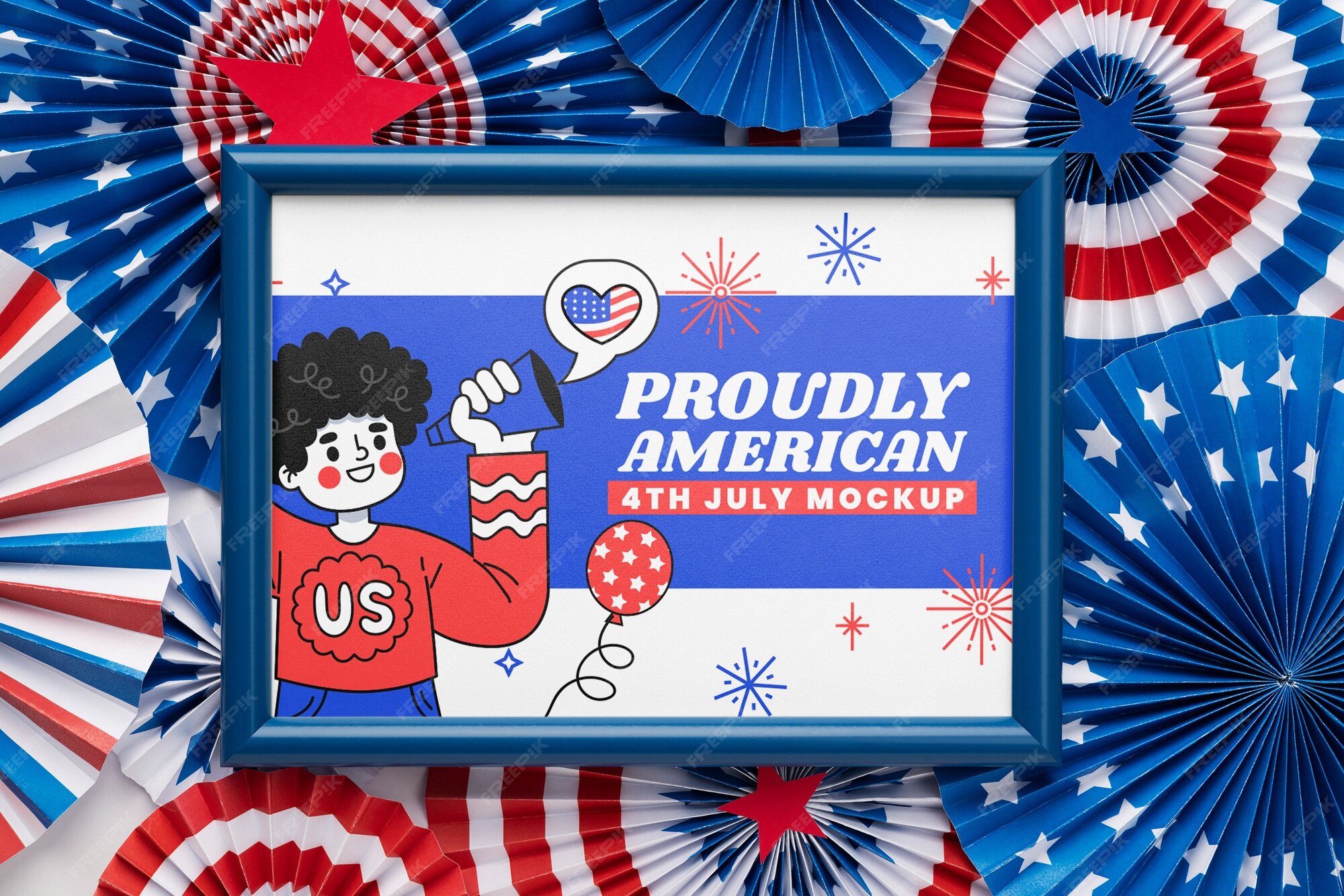 4th of july letterhead