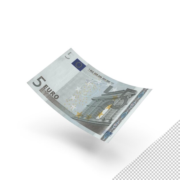 PSD 5 euro biljet png