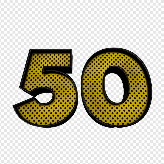 50 nero giallo