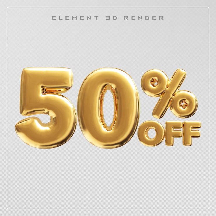 PSD 50 percent discount
