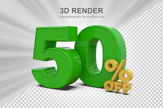 50 procent promotie Off Sale