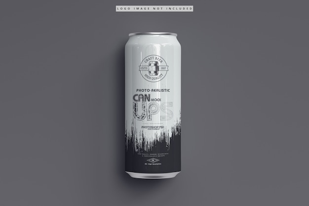 PSD 500ml soda can mockup