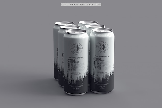 PSD 500ml soda can mockup