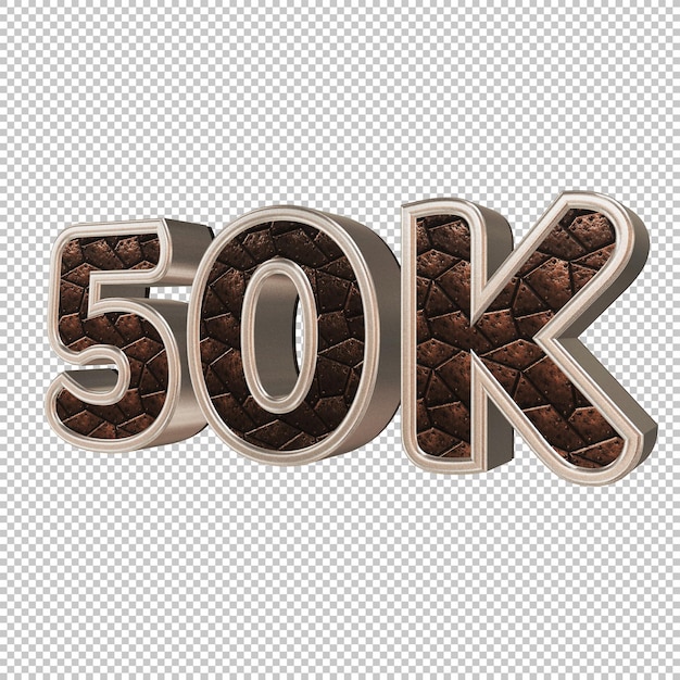 50k percent 3d render