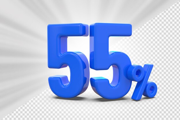 55 procent aanbod in 3D rendering