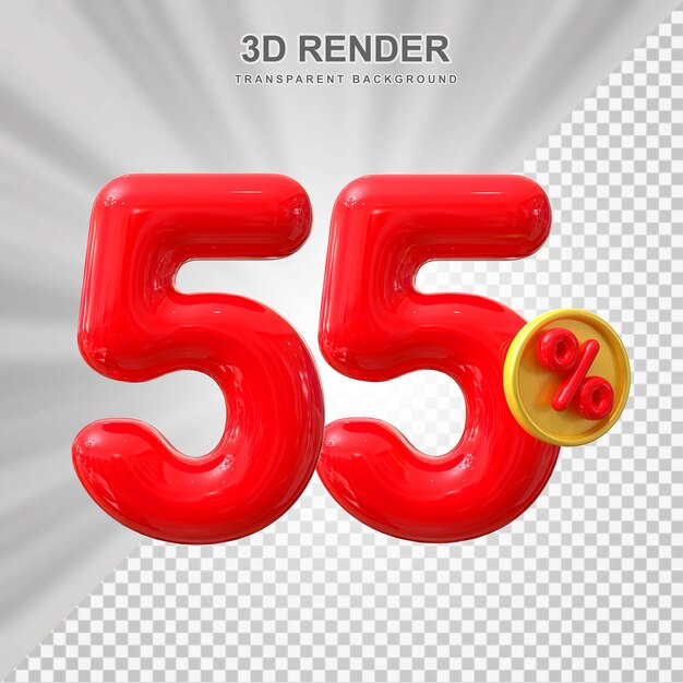 55 procent korting op 3d