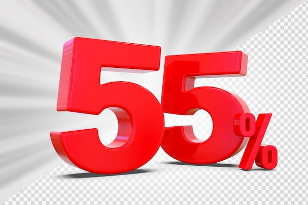 55 procent rood aanbod in 3D