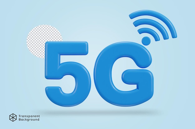 5g-netwerk met wifi draadloos netwerk pictogram