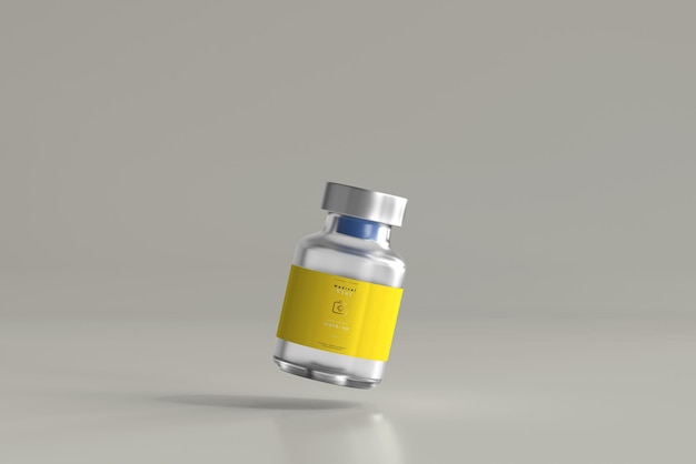 5ml Vial Bottle Mock Up