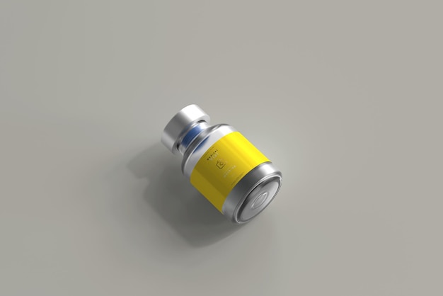 PSD 5ml vial bottle mock up