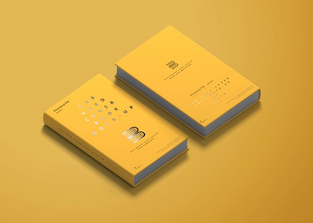 Mockup del libro con copertina rigida 5x8