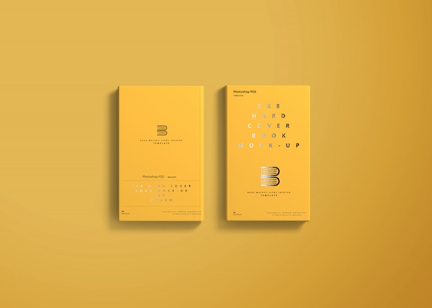 Mockup del libro con copertina rigida 5x8