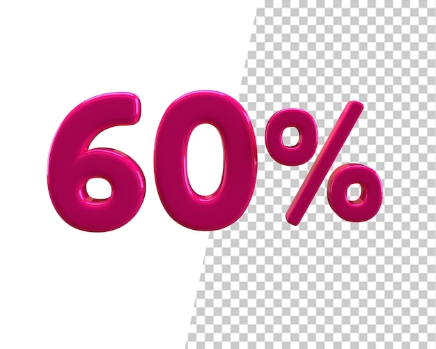 60 percent off 3d rendering