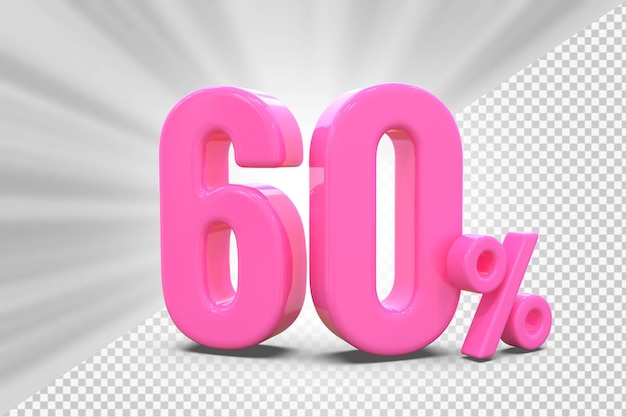 60 procent aanbod in 3D rendering
