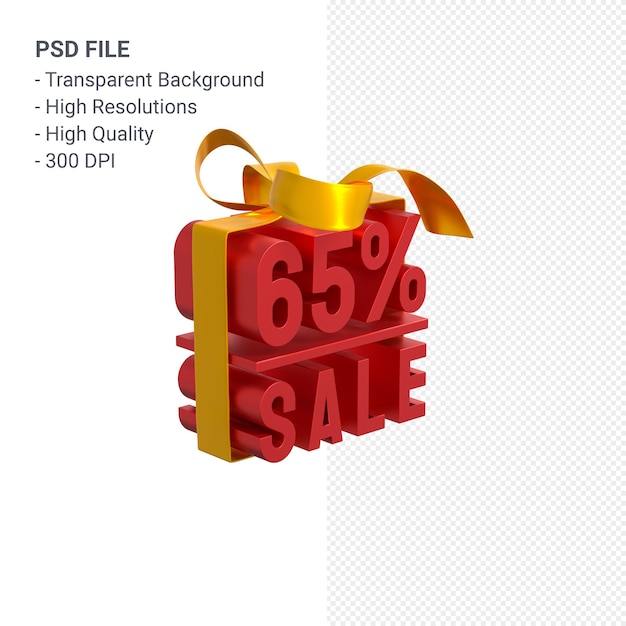 활과 리본 3d 디자인 절연 65 % 판매