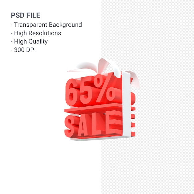 PSD 활과 리본 3d 디자인 절연 65 % 판매