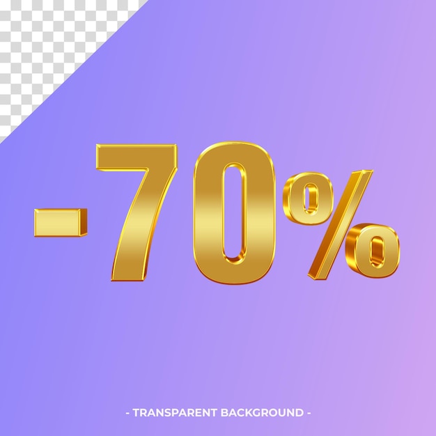 70 procent oferty w renderowaniu 3d izolowane