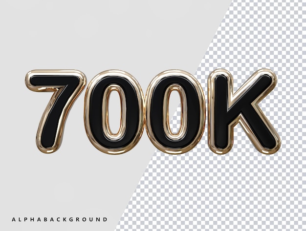 PSD 700k text effect 3d rendering illustration element