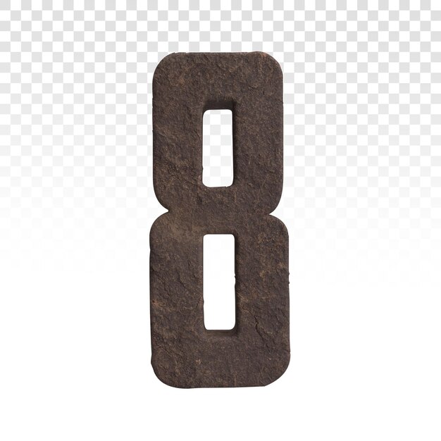8 number 3d