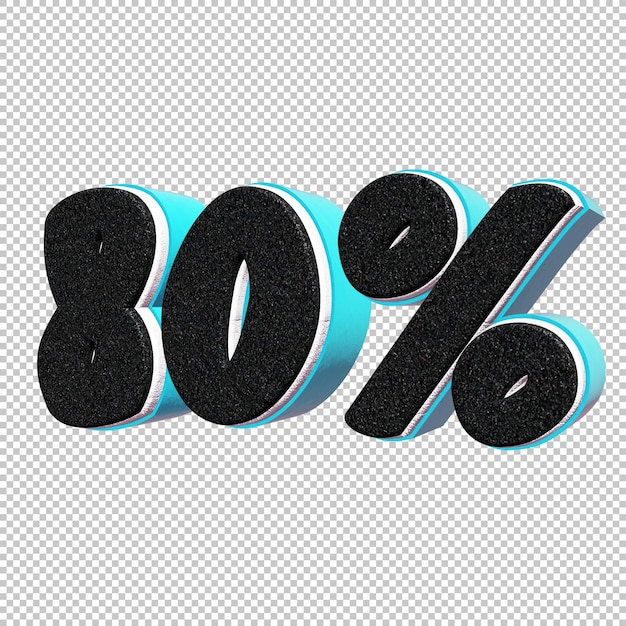 80% 3d 렌더링