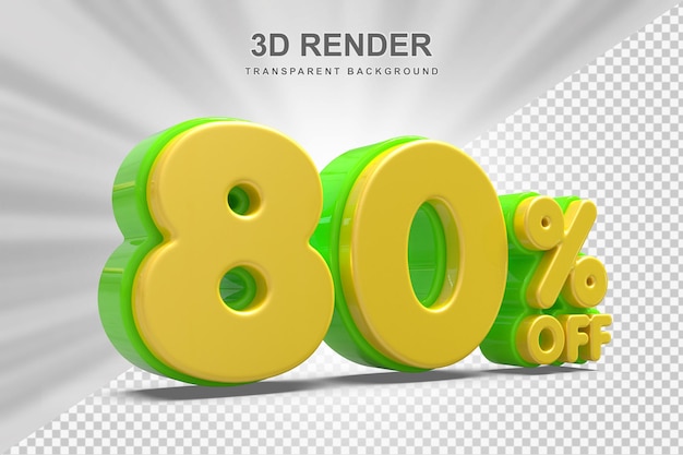80% 的 3D 渲染功能