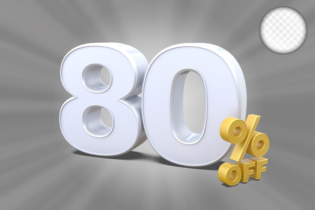 80 procent zniżki na sprzedaż srebra 3D