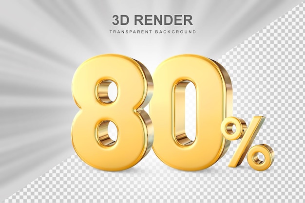 80% złota w wersji 3D