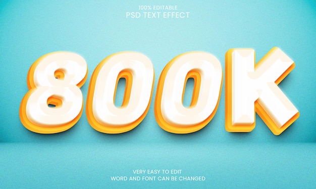 PSD 800k text effects style editable psd