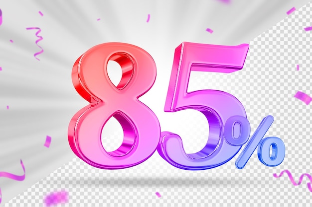 85 sale off discount