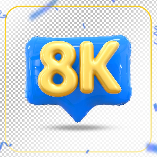 8k follow number